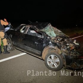 Identificado motorista que morreu esmagado por caminhão após ser ejetado de veículo na PR-323 Foto 9 Fotos de Identificado motorista que morreu esmagado por caminhão após ser ejetado de veículo na PR-323