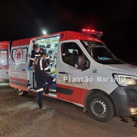 Fotos de Motorista é ejetado para fora de carro após capotamento em Marialva