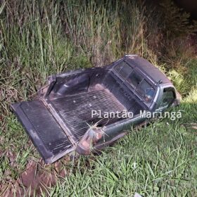 Fotos de Motorista é ejetado para fora de carro após capotamento em Marialva