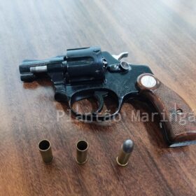 Troca de tiros com a Polícia Militar de Maringá, termina com um assaltante baleado em Mandaguari Foto 4 Fotos de Troca de tiros com a Polícia Militar de Maringá, termina com um assaltante baleado em Mandaguari