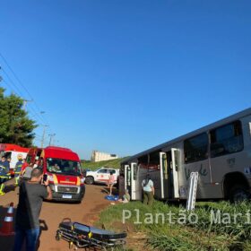 Colisão entre ônibus e motoneta deixa mais 24 pessoas feridas entre Maringá e Paiçandu Foto 7 Fotos de Colisão entre ônibus e motoneta deixa mais 24 pessoas feridas entre Maringá e Paiçandu