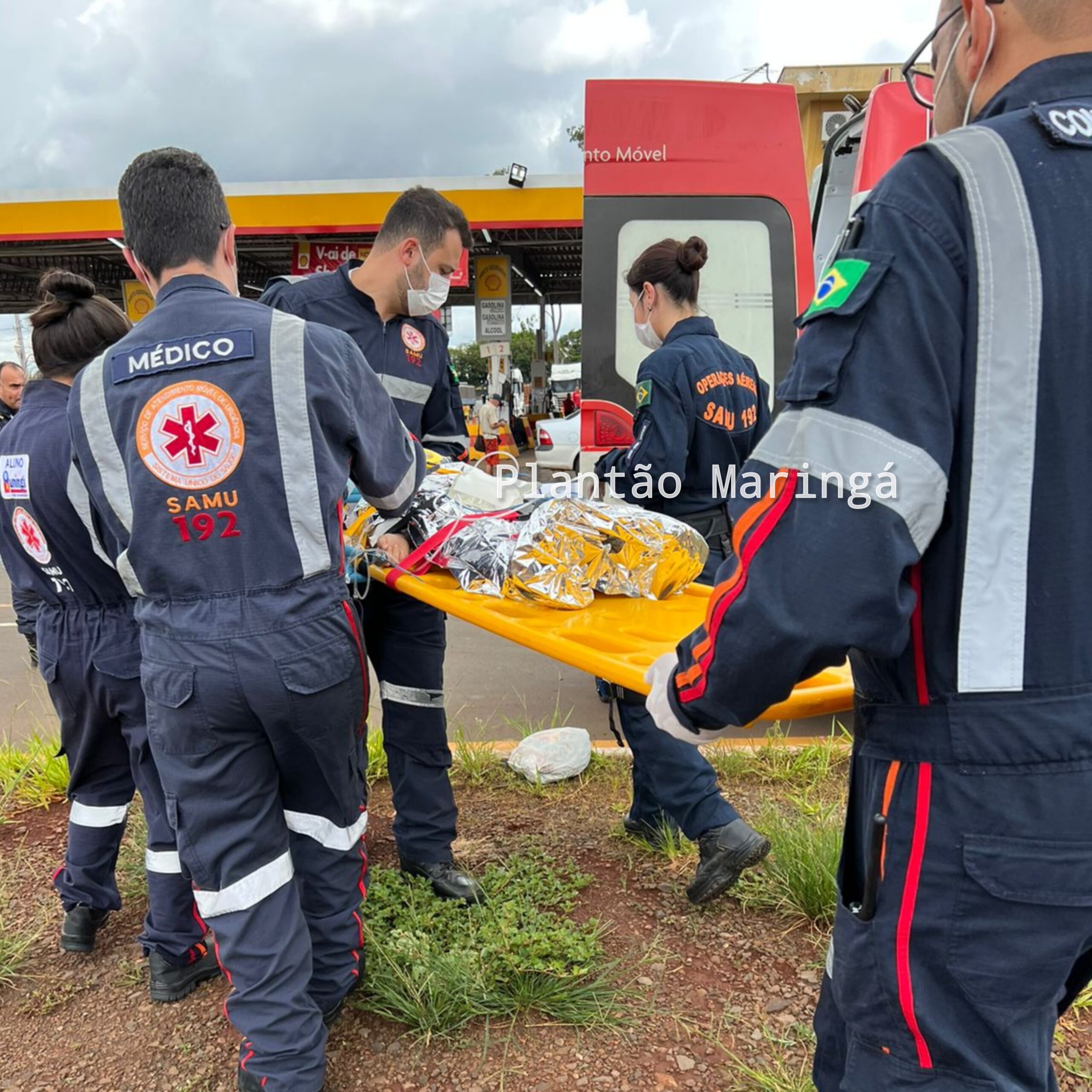 Fotos de Criança de 5 anos é intubada e socorrida de helicóptero após cair de telhado