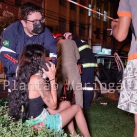 Homem com drogas dentro do carro causa grave acidente durante fuga da GCM e deixa duas crianças feridas em Maringá Foto 7 Fotos de Homem com drogas dentro do carro causa grave acidente durante fuga da GCM e deixa duas crianças feridas em Maringá