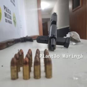 Homem com três mandados de prisão em aberto e já condenado a 24 anos de cadeia é preso com drogas e armas em Maringá Foto 8 Fotos de Homem com três mandados de prisão em aberto e já condenado a 24 anos de cadeia é preso com drogas e armas em Maringá