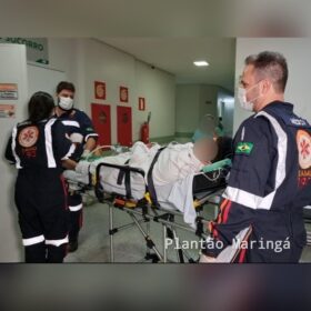 Homem é esfaqueado por vigilante noturno e populares queimam moto do suspeito em Maringá Foto 13 Fotos de Homem é esfaqueado por vigilante noturno e populares queimam moto do suspeito em Maringá