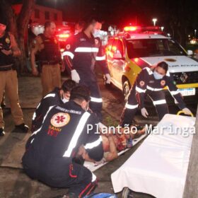 Homem é socorrido após ser esfaqueado em Maringá Foto 12 Fotos de Homem é socorrido após ser esfaqueado em Maringá