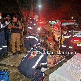 Homem é socorrido após ser esfaqueado em Maringá Foto 5 Fotos de Homem é socorrido após ser esfaqueado em Maringá
