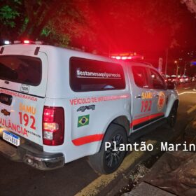 Homem é socorrido em estado gravíssimo após ser esfaqueado em Maringá Foto 2 Fotos de Homem é socorrido em estado gravíssimo após ser esfaqueado em Maringá