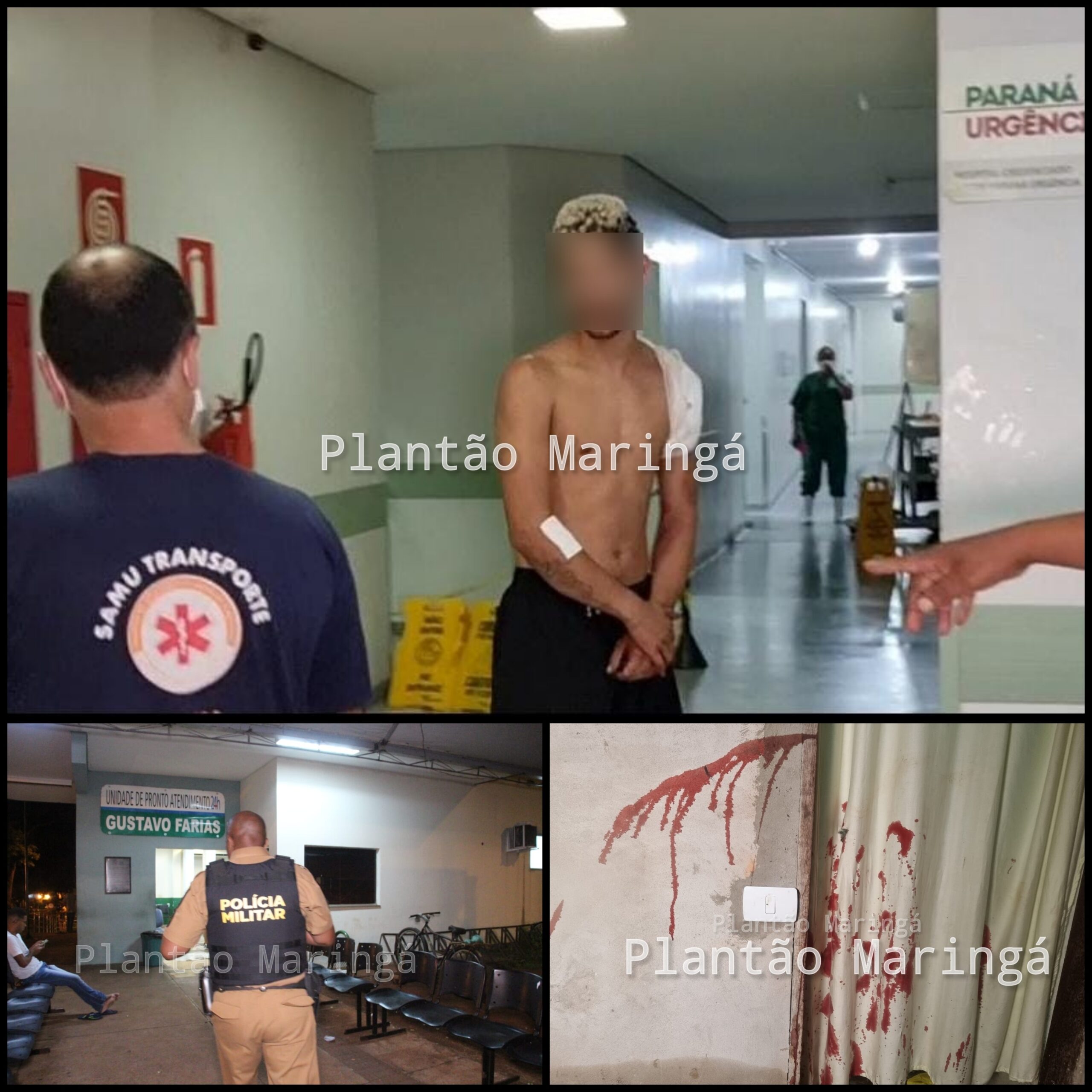 Fotos de Homens encapuzados invadem residência e atiram contra morador em Sarandi