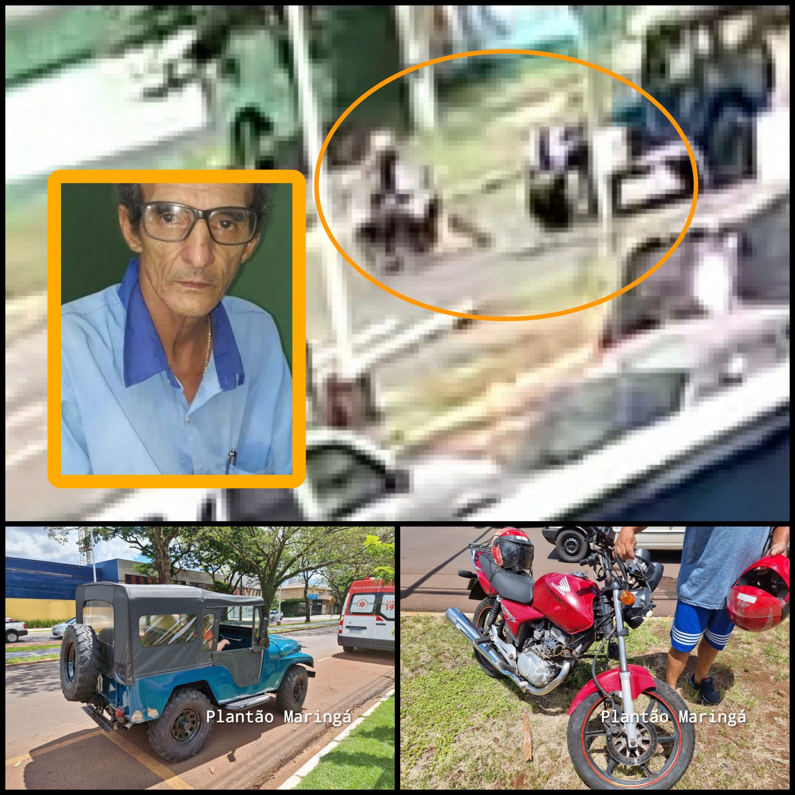Fotos de Idoso que venceu o câncer morre em acidente de trânsito em Maringá