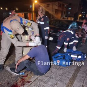 Motoboy é baleado no rosto e tem moto roubada em Maringá Foto 1 Fotos de Motoboy é baleado no rosto e tem moto roubada em Maringá