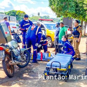 Motociclista bate na traseira de caminhão e sofre ferimentos graves na perna em Maringá Foto 6 Fotos de Motociclista bate na traseira de caminhão e sofre ferimentos graves na perna em Maringá