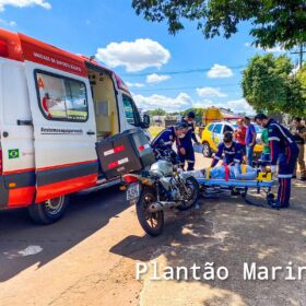 Motociclista bate na traseira de caminhão e sofre ferimentos graves na perna em Maringá Foto 7 Fotos de Motociclista bate na traseira de caminhão e sofre ferimentos graves na perna em Maringá
