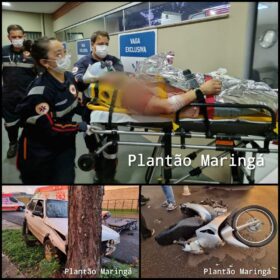 Motociclista é intubado após gravíssimo acidente em Maringá Foto 7 Fotos de Motociclista é intubado após gravíssimo acidente em Maringá