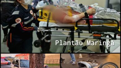 Fotos de Motociclista é intubado após gravíssimo acidente em Maringá