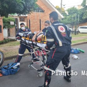 Motociclista sofre ferimentos graves após acidente em Maringá Foto 2 Fotos de Motociclista sofre ferimentos graves após acidente em Maringá