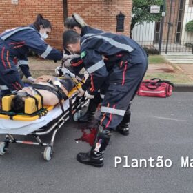 Motociclista sofre ferimentos graves após acidente em Maringá Foto 3 Fotos de Motociclista sofre ferimentos graves após acidente em Maringá