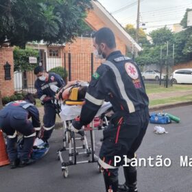 Motociclista sofre ferimentos graves após acidente em Maringá Foto 4 Fotos de Motociclista sofre ferimentos graves após acidente em Maringá