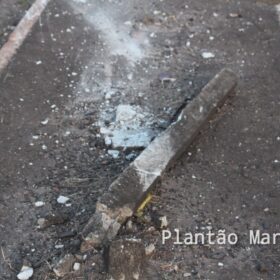 Motociclista sofre ferimentos graves após bater e derrubar alambrado em avenida de Maringá Foto 5 Fotos de Motociclista sofre ferimentos graves após bater e derrubar alambrado em avenida de Maringá