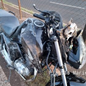 Motociclista sofre ferimentos graves após bater e derrubar alambrado em avenida de Maringá Foto 6 Fotos de Motociclista sofre ferimentos graves após bater e derrubar alambrado em avenida de Maringá
