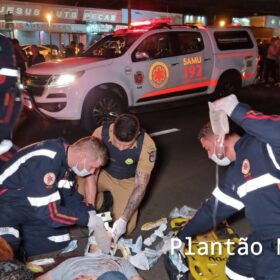 Motociclista sofre ferimentos graves após bater em carro capotado na rodovia PR-323 em Paiçandu Foto 4 Fotos de Motociclista sofre ferimentos graves após bater em carro capotado na rodovia PR-323 em Paiçandu
