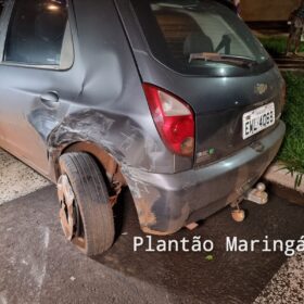 Mulher capota carro após bater em veículo estacionado em Maringá Foto 7 Fotos de Mulher capota carro após bater em veículo estacionado em Maringá