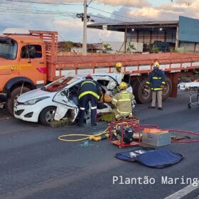 Mulher é socorrida com ferimentos após colisão na rodovia BR-376, entre Marialva e Sarandi Foto 15 Fotos de Mulher é socorrida com ferimentos após colisão na rodovia BR-376, entre Marialva e Sarandi