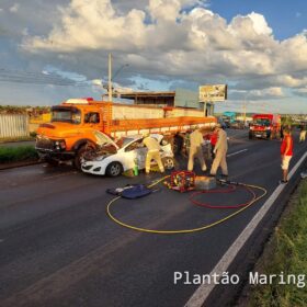 Mulher é socorrida com ferimentos após colisão na rodovia BR-376, entre Marialva e Sarandi Foto 7 Fotos de Mulher é socorrida com ferimentos após colisão na rodovia BR-376, entre Marialva e Sarandi