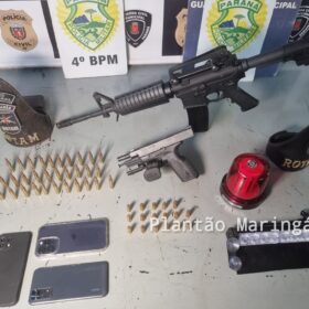 Polícia apreende fuzil e pistola com integrantes do grupo piratas do asfalto em Maringá Foto 2 Fotos de Polícia apreende fuzil e pistola com integrantes do grupo piratas do asfalto em Maringá