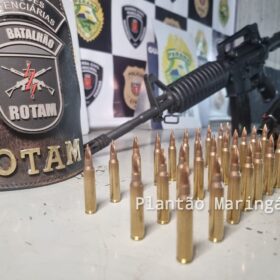 Polícia apreende fuzil e pistola com integrantes do grupo piratas do asfalto em Maringá Foto 3 Fotos de Polícia apreende fuzil e pistola com integrantes do grupo piratas do asfalto em Maringá
