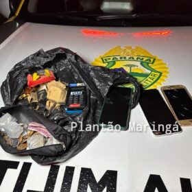 Assaltante é baleado e apreendido com outros cinco após perseguição policial em Maringá Foto 8 Fotos de Assaltante é baleado e apreendido com outros cinco após perseguição policial em Maringá