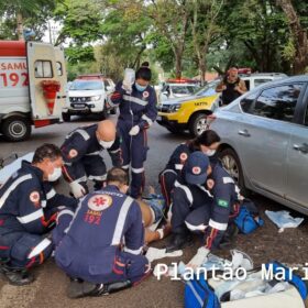 Câmera de segurança registra acidente que deixou ciclista em estado gravíssimo em Maringá Foto 6 Fotos de Câmera de segurança registra acidente que deixou ciclista em estado gravíssimo em Maringá
