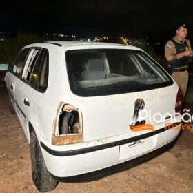 Carro roubado pela Gangue do Contorno Sul é encontrado depenado em Maringá Foto 3 Fotos de Carro roubado pela Gangue do Contorno Sul é encontrado depenado em Maringá