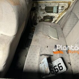Carro roubado pela Gangue do Contorno Sul é encontrado depenado em Maringá Foto 5 Fotos de Carro roubado pela Gangue do Contorno Sul é encontrado depenado em Maringá