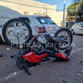 Dupla sofre acidente durante fuga da Polícia Militar após assalto em Maringá Foto 9 Fotos de Dupla sofre acidente durante fuga da Polícia Militar após assalto em Maringá