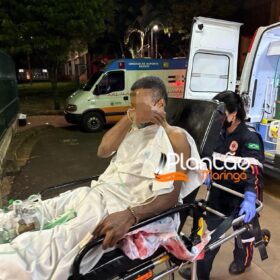 Homem é atingido por três facadas durante briga de bar em Maringá Foto 2 Fotos de Homem é atingido por três facadas durante briga de bar em Maringá