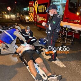 Motociclista fica ferido ao bater de frente com ônibus em Maringá Foto 10 Fotos de Motociclista fica ferido ao bater de frente com ônibus em Maringá
