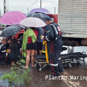 Motociclista sofre ferimentos graves após acidente em Sarandi Foto 4 Fotos de Motociclista sofre ferimentos graves após acidente em Sarandi