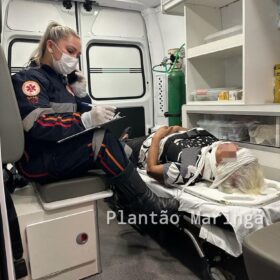 Motociclista tenta desviar de buraco e bate de frente com carro, em Maringá Foto 9 Fotos de Motociclista tenta desviar de buraco e bate de frente com carro, em Maringá