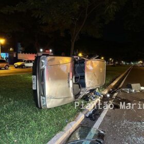 Motorista embriagado avança preferencial, causa acidente e tenta fugir empurrando carro em Maringá Foto 10 Fotos de Motorista embriagado avança preferencial, causa acidente e tenta fugir empurrando carro em Maringá