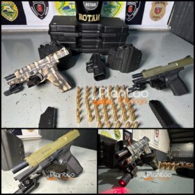 Rotam apreende duas pistolas com mira a laser em Maringá: dois homens foram presos Foto 12 Fotos de Rotam apreende duas pistolas com mira a laser em Maringá: dois homens foram presos