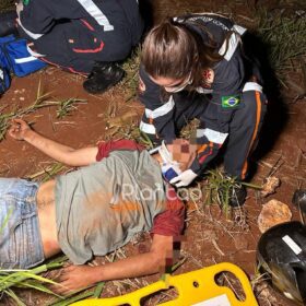Ao perder o controle da motocicleta, homem cai em ribanceira em Maringá Foto 6 Fotos de Ao perder o controle da motocicleta, homem cai em ribanceira em Maringá