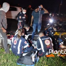 Homem é intubado após ser atropelado por moto em Maringá Foto 3 Fotos de Homem é intubado após ser atropelado por moto em Maringá