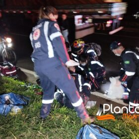 Homem é intubado após ser atropelado por moto em Maringá Foto 1 Fotos de Homem é intubado após ser atropelado por moto em Maringá