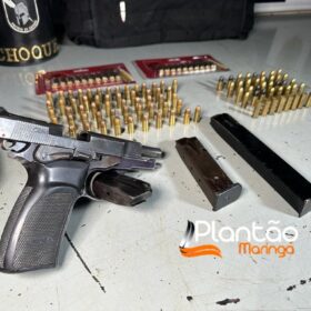 Homem é preso com pistola 9mm após perseguição em Maringá Foto 11 Fotos de Homem é preso com pistola 9mm após perseguição em Maringá