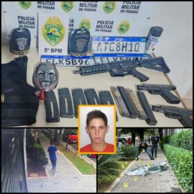 Identificado trio preso suspeito de matar homem com tiros de fuzil em Maringá Foto 4 Fotos de Identificado trio preso suspeito de matar homem com tiros de fuzil em Maringá