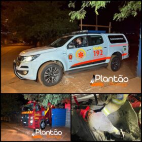 Trabalhador é resgatado após ficar com pé preso em caminhão betoneira em Maringá Foto 6 Fotos de Trabalhador é resgatado após ficar com pé preso em caminhão betoneira em Maringá