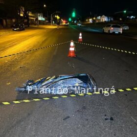Carro avança preferencial e mata entregador de pizza em Maringá Foto 11 Fotos de Carro avança preferencial e mata entregador de pizza em Maringá
