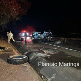 Carro explode após batida e motorista morre carbonizado em Maringá Foto 16 Fotos de Carro explode após batida e motorista morre carbonizado em Maringá