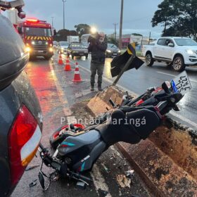 Duas pessoas ficaram feridas após grave acidente em Maringá Foto 2 Fotos de Duas pessoas ficaram feridas após grave acidente em Maringá